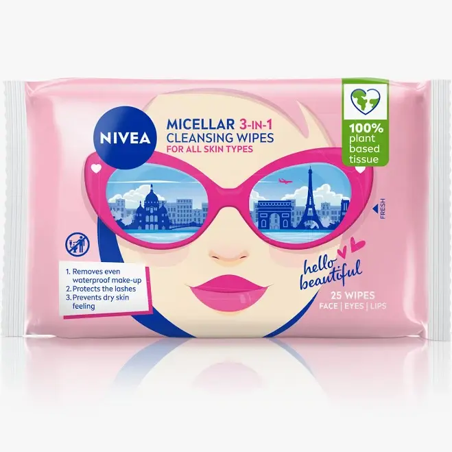 مناديل مبللة مزيل مكياج 48 حبة