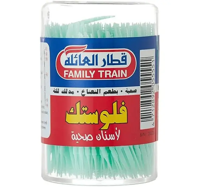 عود اسنان قاطر العائلةخيط 60 حبة